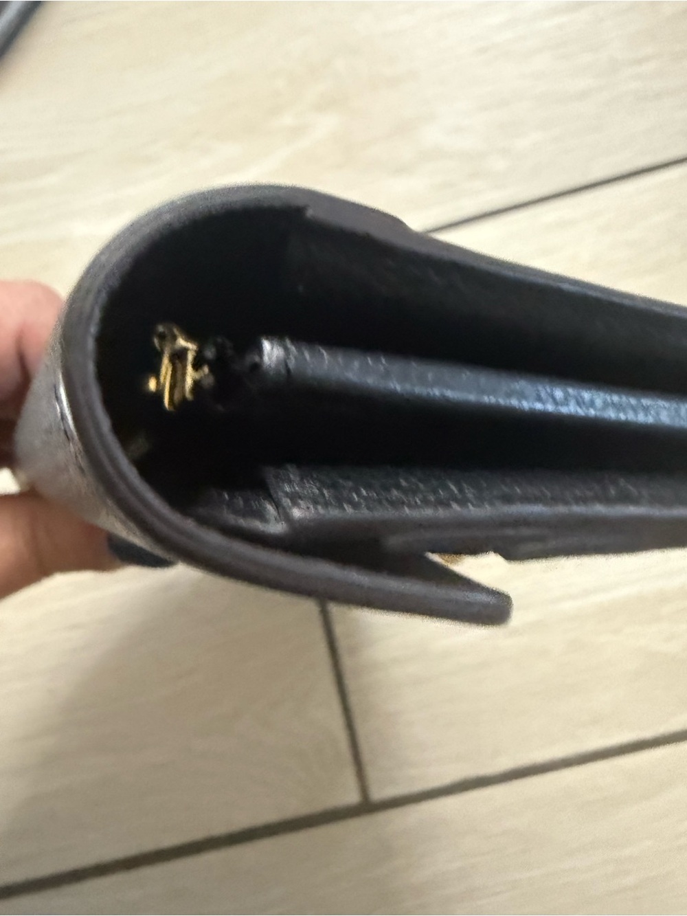 PRELOVED excellent condition Louis Vuitton Monogram Black & Brown Leather Wallet - Picture 11 of 11